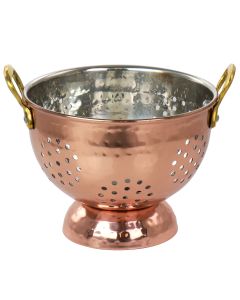 Gibson Home Rembrant 5.7 Inch Stainless Steel Mini Colander in Copper