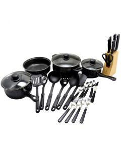 Gibson Home Total Kitchen 32 Piece Cookware Combo Set